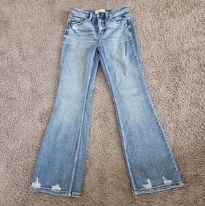 BKE Blue Flare Wide Leg Jeans